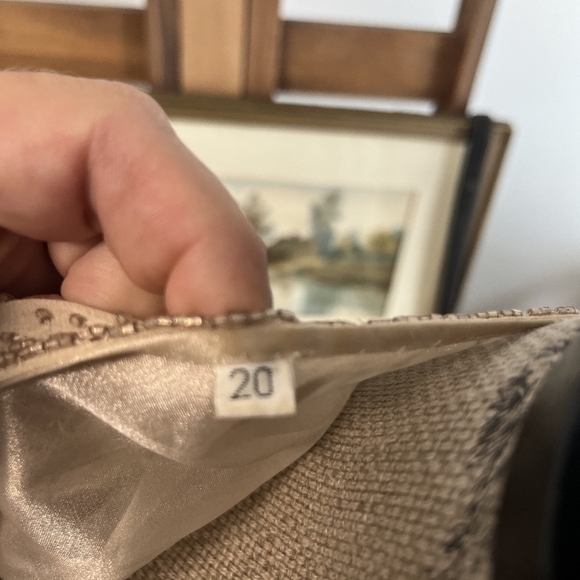 😍Absolutely Stunning Vintage Beaded Silk Montage Collection by Mon Cheri 20 Set - Picture 9 of 12